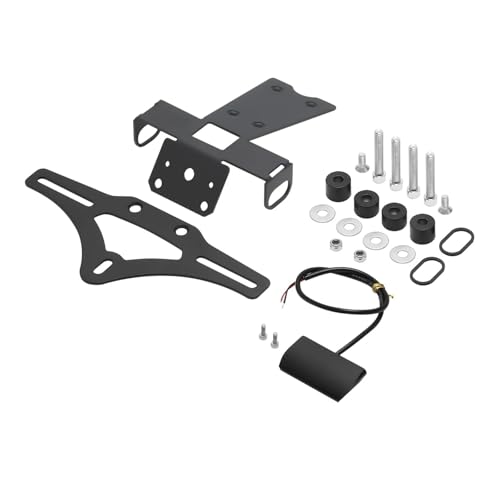 Support de plaque d'immatriculation pour Ho&NDA CB750 finition noire - 4