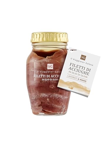 il Viaggiator Goloso Filetti di Acciughe in Olio di Oliva, 90 g