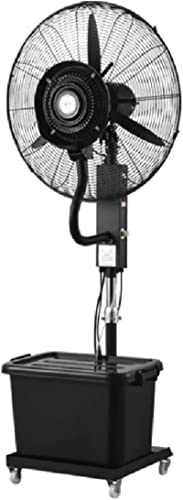 Ventilador de pulverización industrial | Ventilador de piso | Ventilador atomizador | Ventiladores, enfriador de aire para habitación | Ventilador comercial | Altura ajustable