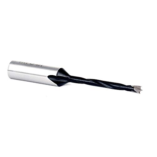 Amana Tool - 202004 Carbide Tipped Brad Pt. Boring Bit R/H 4mm Dia x 77mm Long x 10mm Sh