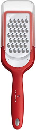 Victorinox Küchenreibe, grobe Schneide, Extra Scharf, Robuster Kunststoffgriff, rot