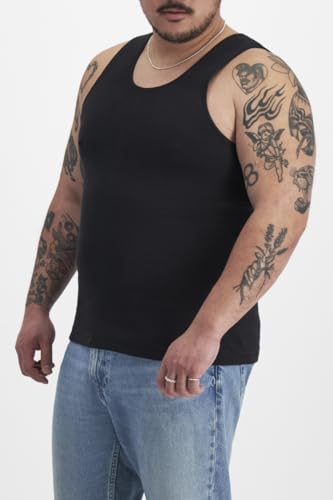 Bonds Soft Chesty Tank Undershirt in 100% Cotton Rib for Men, 2-Pack3