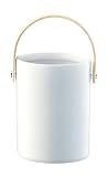 LSA Circle Container and Ash Handle, Porcelain, Clear, 21.5 cm Image