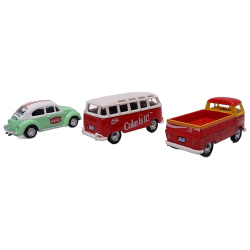 Set de regalo Volkswagen Coca Cola 3 piezas 1:72 miniatura 5