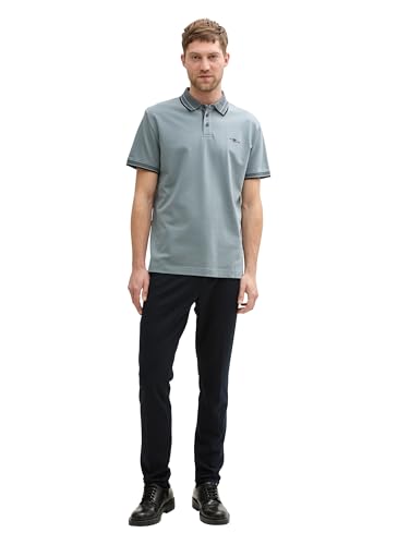 Tom Tailor Herren 1045629 Poloshirt, 27475 - Grey Mint, S EU – Ansicht 4