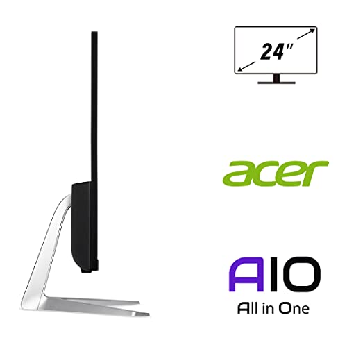 Acer All in One AMD Athlon 3050u, 256GB SSD, 8GB RAM, 24" FHD-Display, Win 11 Pro, Suite Office, Wi-Fi, HDMI, LAN, WebCam, Maus und Tastatur mit CIRILLICO QWERTY-Layout mit STIKERS, Einsatzbereit – Bild 7