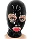 OnundOn Sex Maske BDSM Bondage Maske Latex Kopfmaske Hood Fetish Maske Kostüme Erotik Spiel Restrictions Cosplay