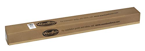 WamBam Traditional 4 by 4-Feet Premium Classic Vinyl Picket Gate with Powder Coated Stainless Steel Hardware - Thumbnail 6