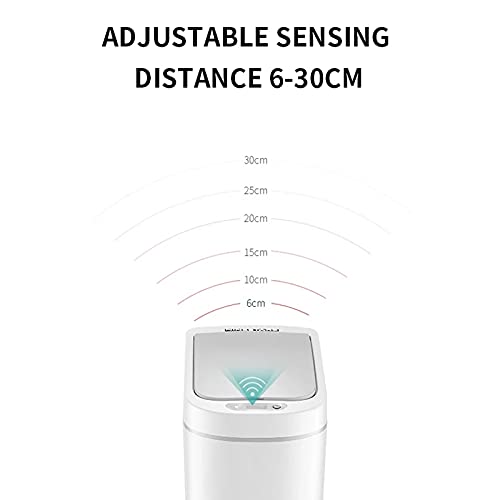 7L Automatische inductie Smart Prullenbak Huishoudelijke Opslag Bin Badkamer Toilet Slaapkamer Waterdicht Prullenbak… - Image 4