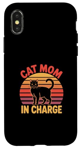 Cat Mom In Charge �X�}�z�P�[�X iPhone X/XS �p
