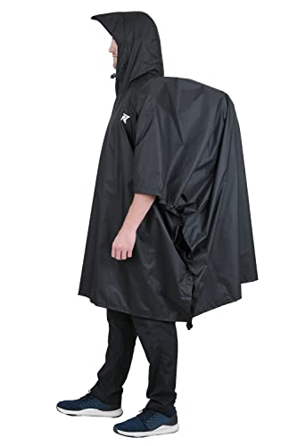 Image of ROCKSPORT Unisex Outdoor Rain Poncho for Adult,Multi Use, Waterproof, Lightweight, Reusable & Packable, One Size Fits Most