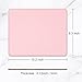 Hsurbtra Mouse Pad, Premium-Textured Square Mousepad 10.2 x 8.3 Inch, Stitched Edge Anti-Slip Waterproof Rubber Pretty Cute Computer Mat for Office Gaming Laptop Women Kids Pink
