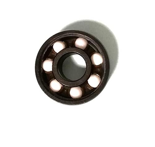 Rodamientos, 10 Uds 608RS bola de cerámica rodamiento rueda patín en línea ABEC 11 monopatín antioxidante 608 RS eje 8x22x7mm,Durabilidad mejorada(2)
