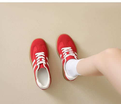 PU Chunky Sneakers Trendy Y2k Platform Shoes, Breathable Mesh Rubber Anti-Slip Sole Comfortable Insoles for Women Girls3