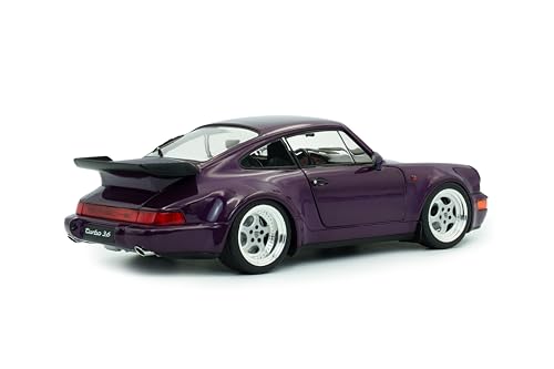 Solido Porsche 911 (964) Turbo 1990 1:18 Diecast Azul miniatura 3