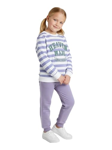 Image of POLKA TOTS 100% Cotton Full Sleeve Co-Ord Joggers for Kids | Winter Wear for Kids, Toddler & New born | Cozy Sweatshirt & Joggers, Baby Dress for Boys & Girls | Warm Clothes from 6 Months to 8 Years