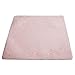 kgjsdf Tapis Indien en en Peluche pour Chambre à Coucher - Motif Vagues - Décoration Douce pour Chambre à Coucher, Rose, 120x120cm