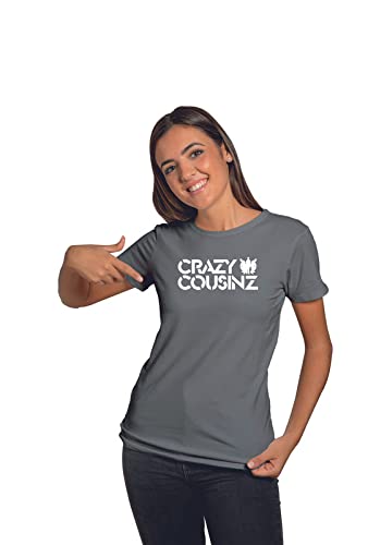 Image of Feel Good Crazy Cousins Family Matching Cotton Multi Colored Printed T-Shirt