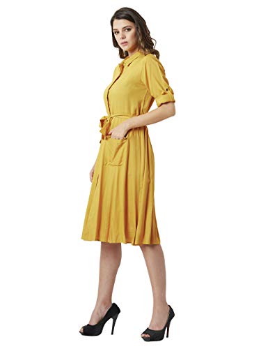 Image of Miss Chase Women's Cotton Shirt Dress