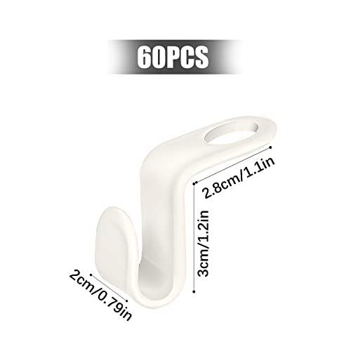 SAVITA 60 Pezzi Ganci Appendiabiti a Cascata