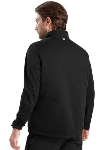 FREE SOLDIER Men's Warm Golf Vest Outerwear Windproof Reversible Puffer Vest Sleeveless Jacket for Casual Hiking Travel2