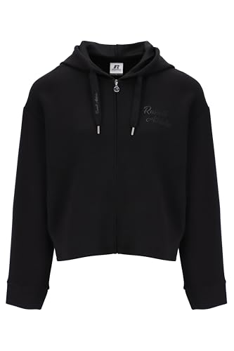Sweatshirt femme zippé avec capuche Russell Athletic Brenda-Box molleton