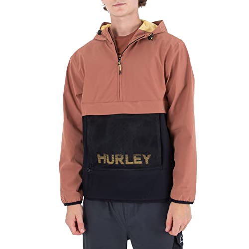 Hurley Phantom+ Packable Veste Capuche Homme Contre le Vent