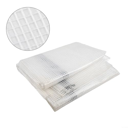 Housse de serre compacte en PVC transparent avec structure blanche 69x49x158 cm