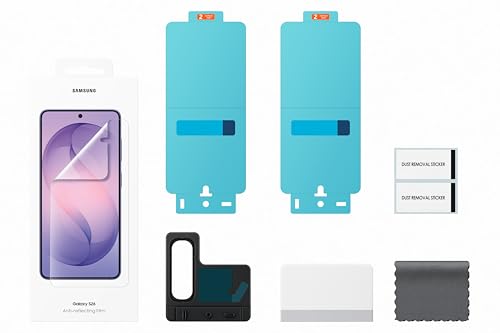 Image of Samsung Galaxy S26 Anti-Reflecting Film, Phone Screen Protector, Anti-Scratch, Dust, and Fingerprint Shield, Anti-Glare, High Touch Sensitivity, Transparent