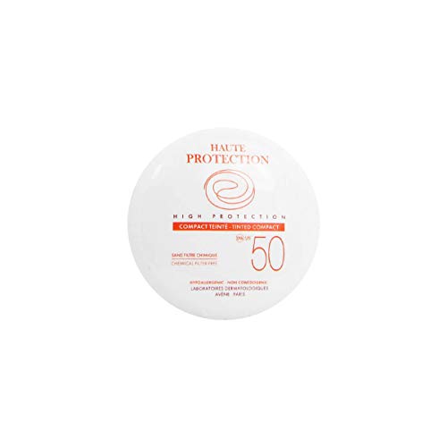 Maquillaje compacto de Avene con protección solar SPF 50 tono Dorado