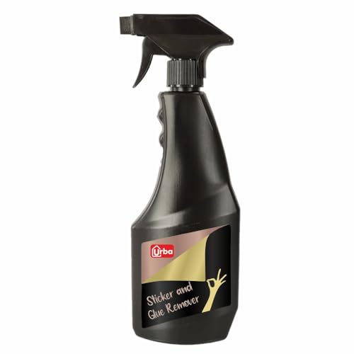 Image of URBA Sticker and Glue remover 500 ml | Adhesive Remover Spray | Used to Remove Gum Glue,Stickers, Adhesives | Car Glass Sticker Remover Spray (500 ml)
