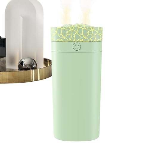 Humidificador de Ambiente Para Dormitorio,Difusor de Llama con USB - Ambientador Portátil de Nebulización Recargable y Silencioso para Bebés, Niños, Mascotas, Hogar, Coche y Viajes