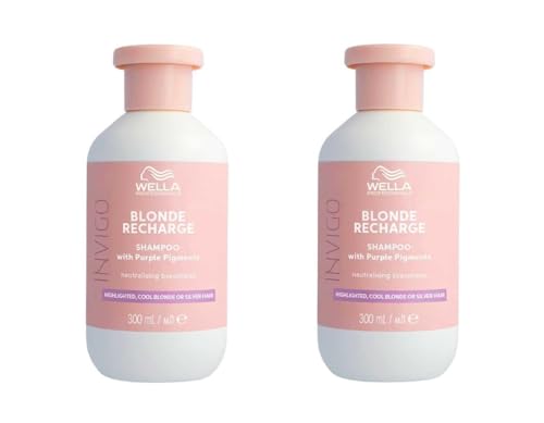 2er Wella Professionals Invigo Recha. Shampoo Cool Blonde, 250ml