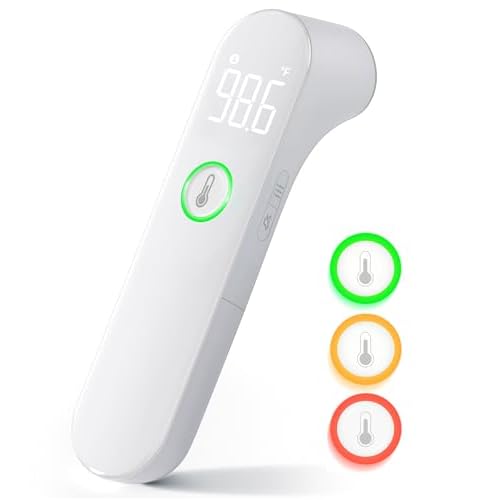 Thermometer for Adults and Kids, Fast Accurate Baby Thermometer, FSA HSA Eligible, Fever Alarm & Mute Mode, Baby Essentials – Lifetime Support