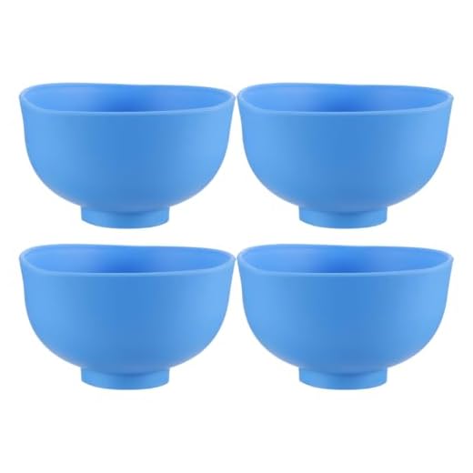 Scicalife Vaso de Yeso, 4 Cuencos de Mezcla de Caucho Flexible Mini Cuencos de Silicona para Productos de Cuidado de La Piel Alginato Y Materiales de Yeso