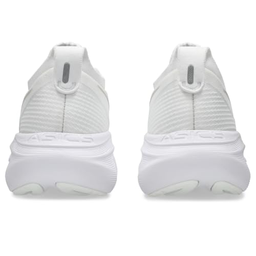 حذاء رياضي جل نيمبس 27 للنساء من اسيكس، لون أبيض/رمادي جليسر، مقاس 41