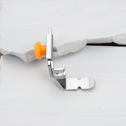 2 piezas pie prensatelas ajustable para cremalleras miniatura 7