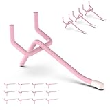 Photo Gallery huhole ganci per pannello forato da 5 cm, 50 pezzi, rosa, adatti per pannelli forati da 1/4" o 1/8", accessori ideali per esposizione a parete, organizzazione di artigianato, organizer da cucina Photo Gallery huhole ganci per pannello forato da 5 cm, 50 pezzi, rosa, adatti per pannelli forati da 1/4" o 1/8", accessori ideali per esposizione a parete, organizzazione di artigianato, organizer da cucina