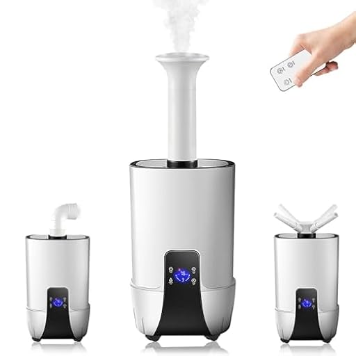 Humidificador 15L, Humidificador de Aire Multifuncional 1500 ML/H Humidifier Automático 75W con Boquilla Recta Boquilla Angular y Boquilla de Cuatro Cabezales para Armarios de Cultivo | Ya disponible en tu tienda friki favorita! En mundofriki.es!
