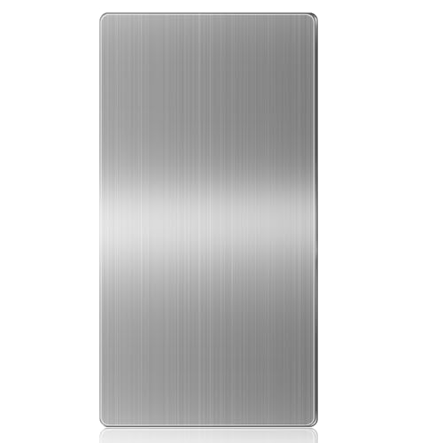 Gisafai Stainless Steel Hand Dryer Wall Splash Guard Wall Splash Guard Backsplash Protector Panel with Ultra Strength Adhesive for Bathroom, Kitchen, Restroom (24 x 12 Inches)