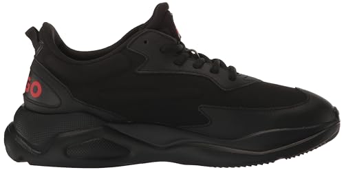Image of Hugo Men's Running Style Sneakers with Thick Rubber Sole