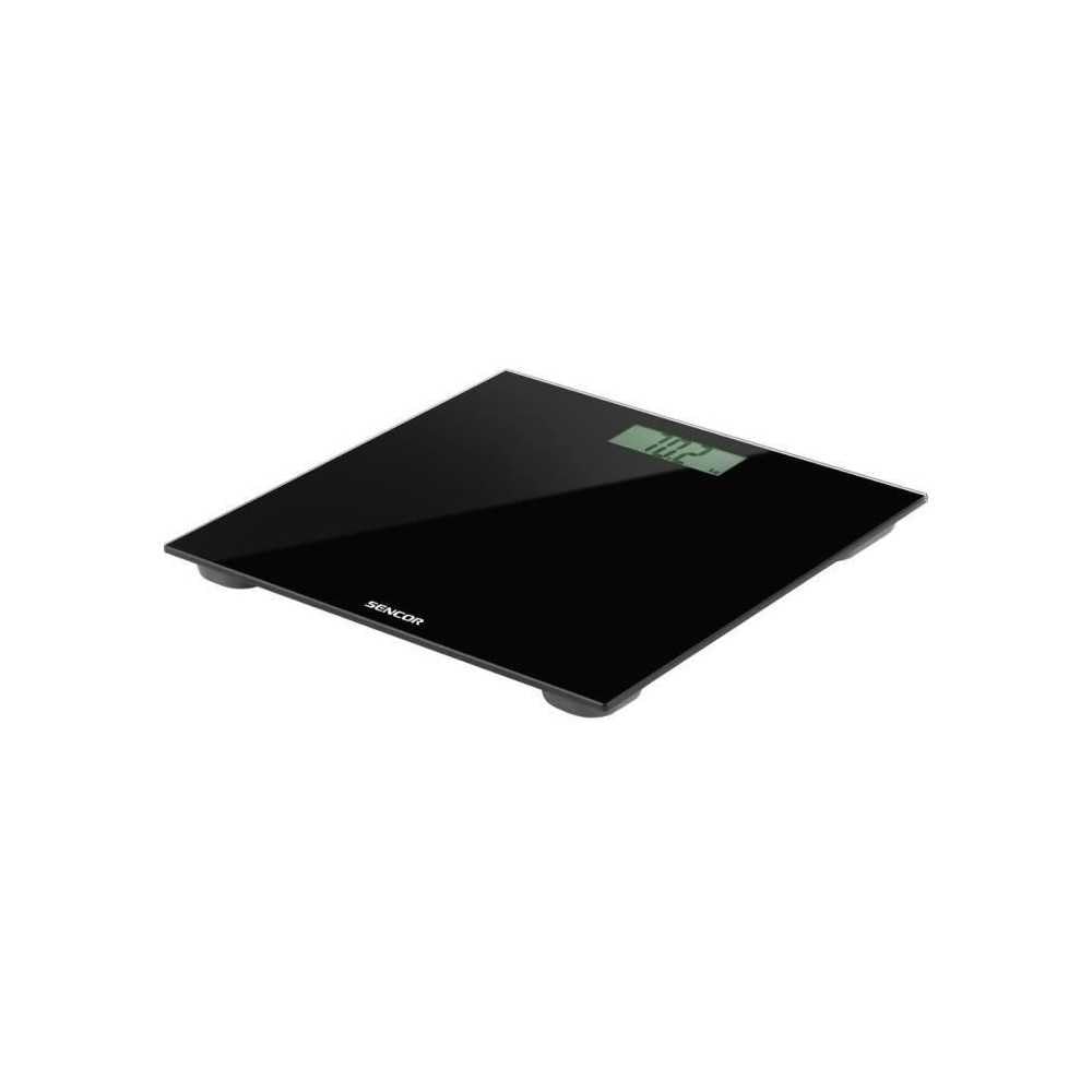 SENCOR SBS 2300BK Personal Scale Tempered Safety Glass Black