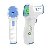 D MEDICARE® Digital Infrared Thermometer for Fever | Non-Contact Laser Infrared Forehead Thermometer Temperature Gun for Adults & Kids | Fast Accurate Reading, LCD Display (IFT03)