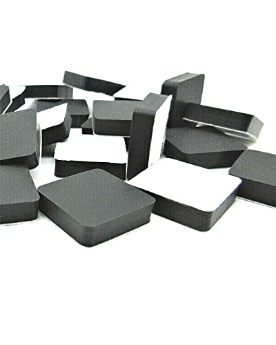 Square Self Adhesive Silicone Rubber Feet - 1