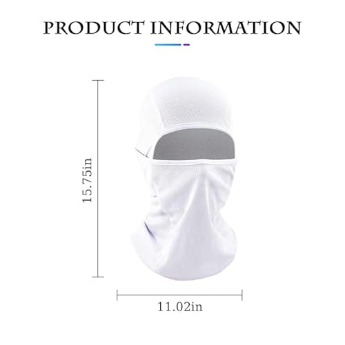 Image of Tomorrow Balaclava mask Full face Bike Riding Winter Cover Helmet Cap for Motorcycle ski Outdoor Thermal Sports Headgear Cycling White