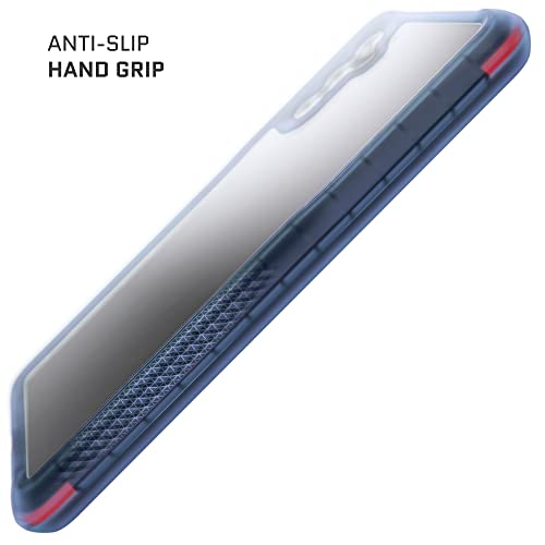 Image of Ghostek COVERT Clear Blue Samsung Galaxy A13 5G Phone Case Shockproof Protective Cover Heavy Duty Protection Shock Absorbent Grip Bumper Designed for 2022 Samsung A13 5G (6.5in) (Blue-Limited Edition)