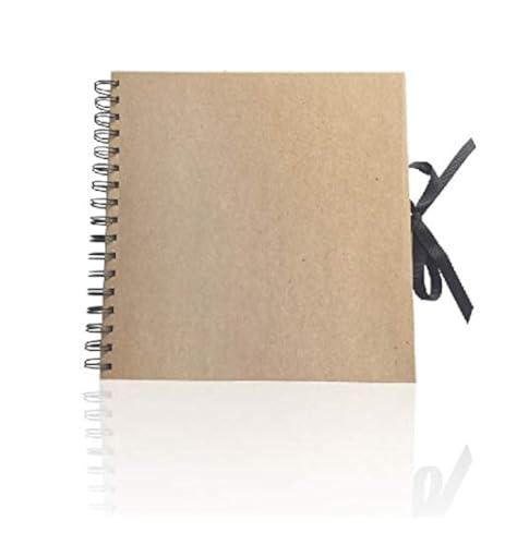 Álbum de fotos de bricolaje de papel kraft para manualidades scrapbooking de boda y recuerdos 2