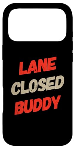 �ʔ������[���A�̃e�L�X�g �ʔ��� �l�̂��߂� Funny Lane Closed Buddy �X�}�z�P�[�X iPhone 17 Pro Max �p