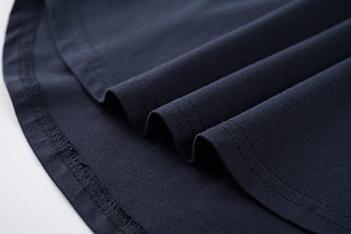 Image of KLIEGOU Men's 100% Cotton Longline T-Shirt, Pre-Shrunk Soft