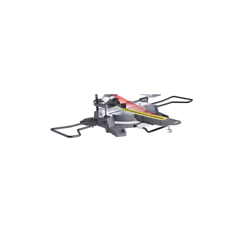 Pack RYOBI Scie à coupe d'onglets radiale électrique - 1500W - 216mm - EMS216L - Support universel RLS02